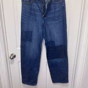 Old Navy High-Rise OG Loose fit, Women’s Patchwork Jeans Size 16 Tall
